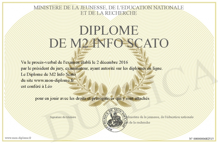 diplome m2